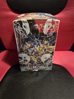 Pokemon TCG Stellar Crown Half Booster Box (18 Packs) New and Sealed - Image 2