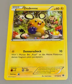 Dedenne # 57/162 Uncommon TURBOstart (BREAKthrough) 2015 Pokemon Deutsch Mint - Image 1