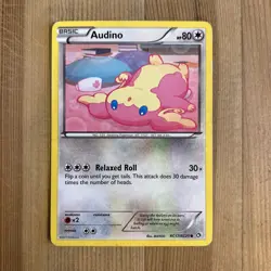 Pokemon TCG Audino Legendary Treasures RC17/RC25 Common LP - Image 1