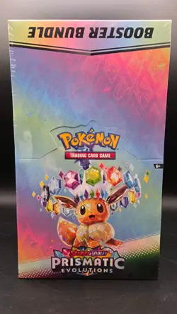 Pokemon SV8.5 Prismatic Evolutions sealed Booster Bundle Display Case AD0002 - Image 1