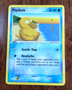 Pokemon TCG Psyduck EX Team Rocket Returns 70/109 common non-holo 2004 NM - Image 1