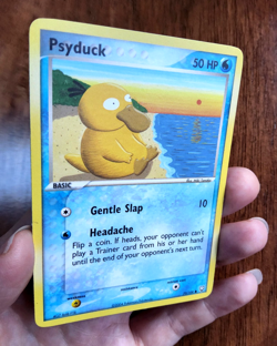 Pokemon TCG Psyduck EX Team Rocket Returns 70/109 common non-holo 2004 NM - Image 3