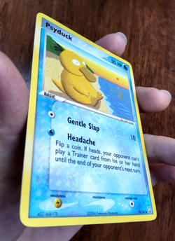 Pokemon TCG Psyduck EX Team Rocket Returns 70/109 common non-holo 2004 NM - Image 5