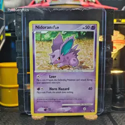 Nidoran M Rising Rivals Pokemon TCG 72/111 Platinum Common - Image 1