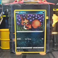 Nickit Evolving Skies Pokemon TCG 104/203 Sword & Shield Common - Image 1