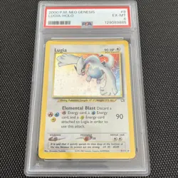 2000 Pokemon TCG Lugia Neo Genesis LUGIA - HOLO PSA 6 - Image 1