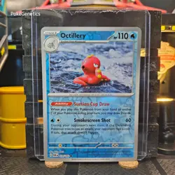 Octillery Paradox Rift Reverse Holo Pokemon TCG 034/182 Scarlet & Violet Common - Image 1