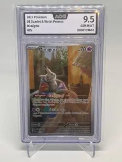 Pokemon Mimigma (SVP 075) - SV Black Star Promos - Mimikyu .DE AOG 9,5 - Image 1