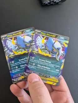 Mega Absol ex 086/132 Pokemon TCG Mega Evolution Lot Of 2! Near Mint! - Image 3