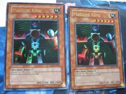 2x Machine King EM1-EN001 Ultra Rare Promo 1xNM + 1x EX YU-GI-OH - Image 1
