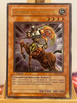 Chiron Der Magier FET-DE021 1st edition Ultimate Rare Deutsch EX YUGIOH - Image 1