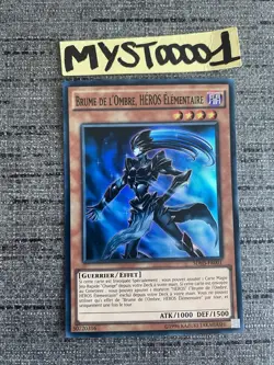 Carte Yu-gi-oh! Brume De L’ombre Heros Elementaire SDSH-FR001 Super Rare VF - Image 1