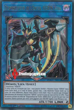 ?Yu-Gi-Oh!? Dispositifeur de l'Enfer, HEROS Xtra : DUOV-FR013 -VF/Ultra Rare- - Image 1