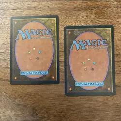2x Mammoth Harness NM+ NEVER PLAYED MTG Homelands Magic VINTAGE FREE SHIPPING - Image 2