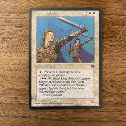 Serra Paladin Homelands NM+ NEVER PLAYED MTG Magic 1995 VINTAGE FREE SHIPPING - Image 1