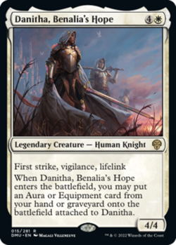 MTG - Danitha, Benalia's Hope - Foil - Dominaria United - NM, English Magic FLAT - Image 1