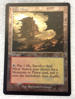 MTG Arid Mesa - Foil Etched - Retro Frame, NM-Mint, English Modern Horizons 2 - Image 1