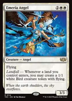 Emeria Angel Commander: Tarkir: Dragonstorm NM MTG Non-Foil - Image 1