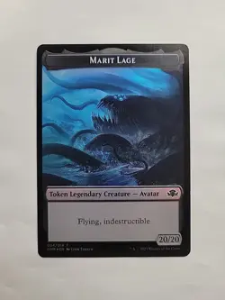 MTG- Marit Lage / Goblin DMR Foil Token #004 - Image 1