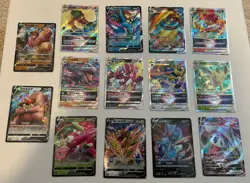 Pokemon TCG Big Lot 14 Card Pokemon V VMax and VStar S-Chinese LP/NM Holo Lot - Image 1