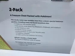 2021 Pokemon Collector Chest & Poke Ball Pokemon Cards 5 TCG Booster Packs More - Image 5