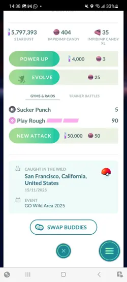 Pokemon Go Shiny Impidimp - Image 2