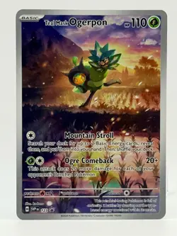 2024 Pokemon Teal Mask Ogerpon #123 Sv: Scarlet & Violet Promo Cards #123 Holo - Image 1