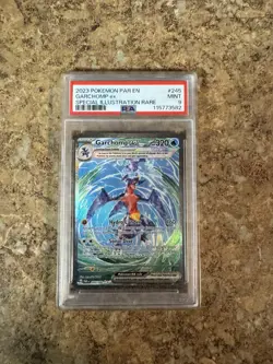 Pokemon 2023 Garchomp ex 245/182 Special Illustration Rare Paradox Rift PSA 9 - Image 1