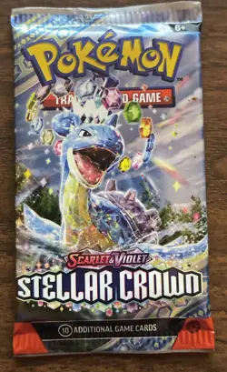Pokemon * Stellar Crown * Scarlet & Violet SV07 Booster Pack - Image 1