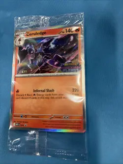 Pokemon TCG Phantasmal Flames Staff Promo Pack Factory Sealed New - Image 1