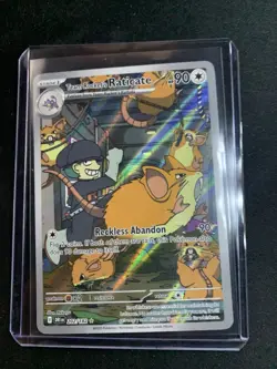 Team Rockets Raticate 202/182 Pokemon TCG: Destined Rivals Illustration Rare - Image 1