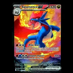 Pokemon TCG Salamence EX Journey Together SIR Alt Art 187/159 English PACK FRESH - Image 1