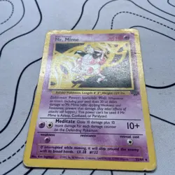 Pokemon TCG Jungle Mr Mime Card 22/64 Non-Holo, Regular Unlimited Rare HP - Image 2