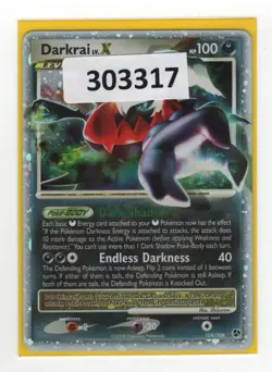 (303317) DARKRAI LV.X 104/106 Ultra Rare Holo Great Encounters Pokemon Card - Image 1