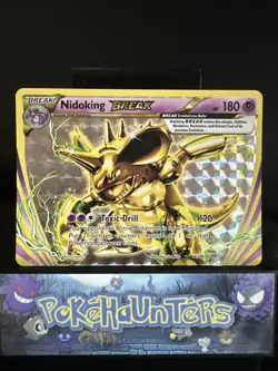 Pokemon Card Nidoking BREAK 46/108 XY Evolutions Rare NM - Image 1