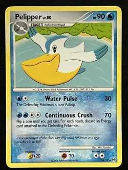 Pokemon Pelipper Rare - Platinum Arceus - 24/99 NM - Image 1