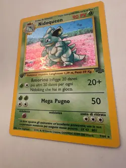 Pokemon TCG Nidoqueen Jungle 7/64 1st Edition Holo Rare, Italian, LP/MP - Image 2
