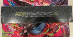 Pokemon Phantasmal Flames Mega Charizard EX UPC (small tear on plastic wrap bot) - Image 3