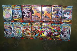 Pokemon Tcg Assorted Packs x14 Destined Rivals Mega Evolution Surging Sparks etc - Image 1