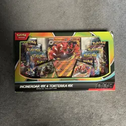 Pokemon Trading Card Game Incineroar ex and Torterra ex Special Collection Box - Image 1