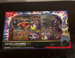 Pokemon TCG Mega Lucario ex Premium Figure Collection Box Factory Sealed - Image 2
