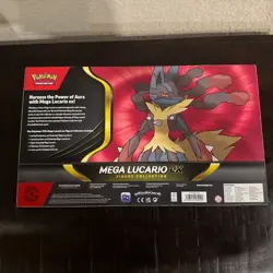 Pokemon TCG Mega Lucario ex Premium Figure Collection Box Factory Sealed - Image 3