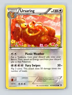 Pokemon TCG Ursaring RC16/RC25 Legendary Treasures: Radiant Collection Holo MP - Image 1