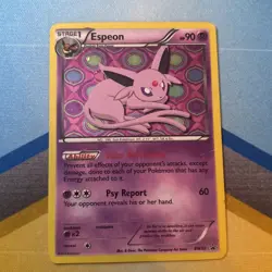 Pokemon TCG Espeon Black & White BW92 Black Star Promo Holo Card - Image 1