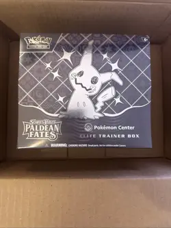 Paldean Fates Pokemon Center Elite Trainer Box ETB (Exclusive) New & Sealed - Image 1