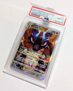 2023 Pokemon Lucario VSTAR Crown Zenith ETB PSA 10 - Image 2