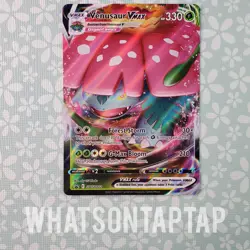 Pokemon Card Venusaur SWSH102 Black Star Promo Venusaur Vmax Battle Box LP - Image 1