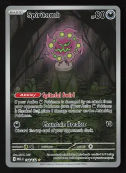 Spiritomb 148/132 ME01: Mega Evolution Pokemon TCG LP+ - NM - Image 1