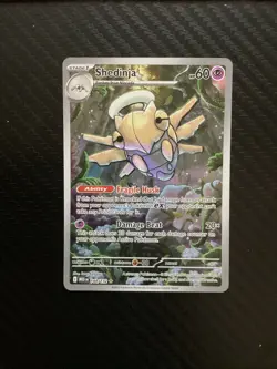 2025 Pokemon Shedinja Full Art Secret Rare 144/132 Mega Evolutions NM - Image 1