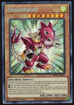 Yugioh Dragonroid BROL-EN011 Secret Rare 1st - NM - Image 1